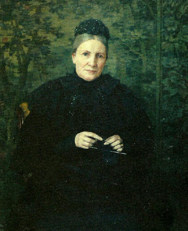 johan krouthen portratt av konstnarens mor China oil painting art